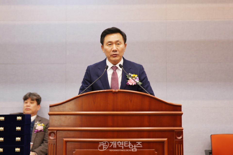 영남협의회, 정기총회 및 당선인 축하예배 모습