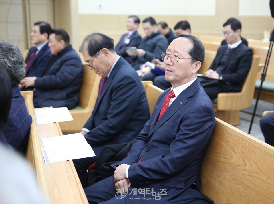 한교총 제8대 대표회장 김종혁 목사 취임 감사예배 모습