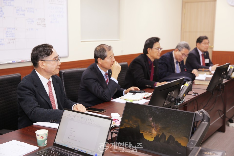 한교총 제8대 대표회장 김종혁 목사 취임 감사예배 모습