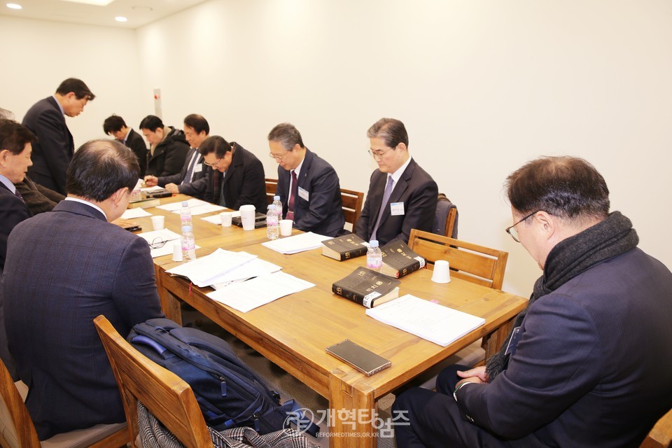 109회기 총회 신학부 실행위원회 모습