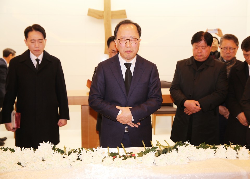 수원북부교회 故 고창덕 원로 목사, 천국환송예배 모습