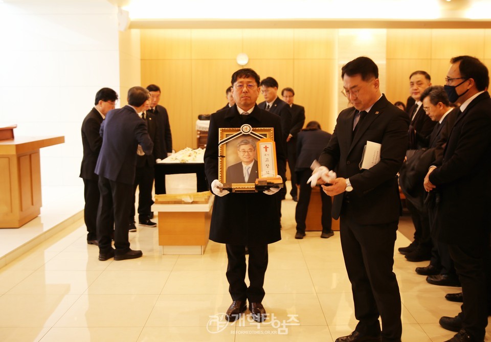 수원북부교회 故 고창덕 원로 목사, 천국환송예배 모습