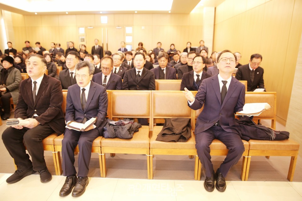 수원북부교회 故 고창덕 원로 목사, 천국환송예배 모습