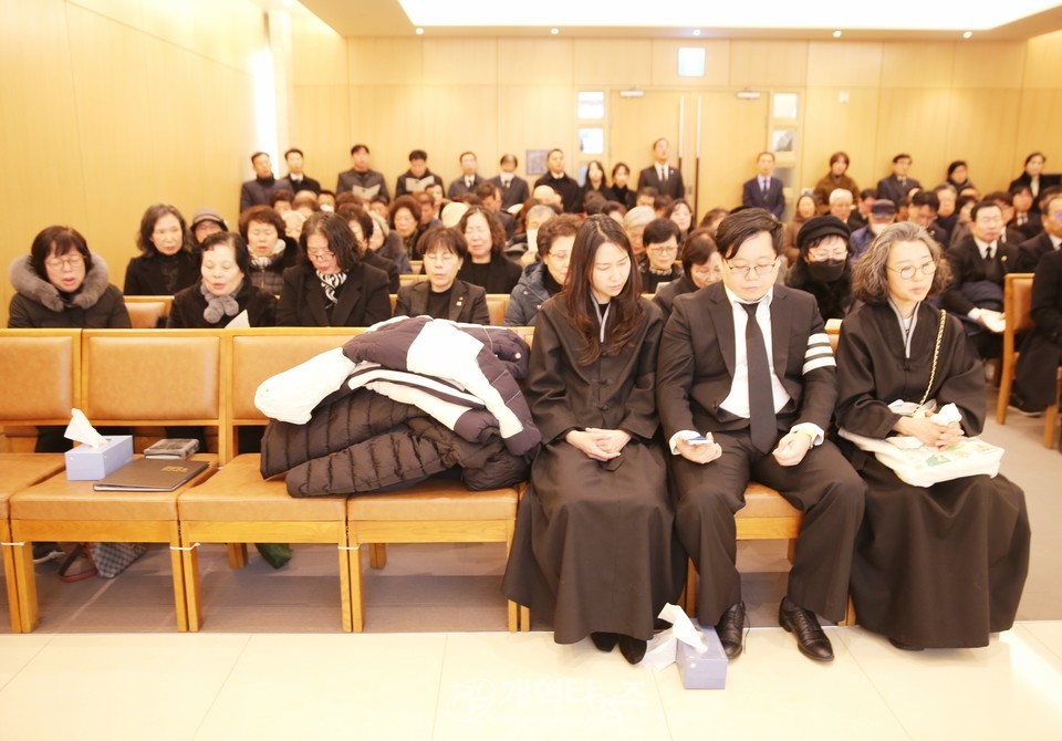 수원북부교회 故 고창덕 원로 목사, 천국환송예배 모습