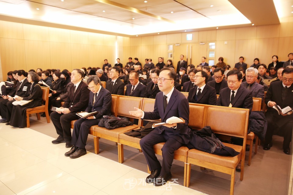 수원북부교회 故 고창덕 원로 목사, 천국환송예배 모습