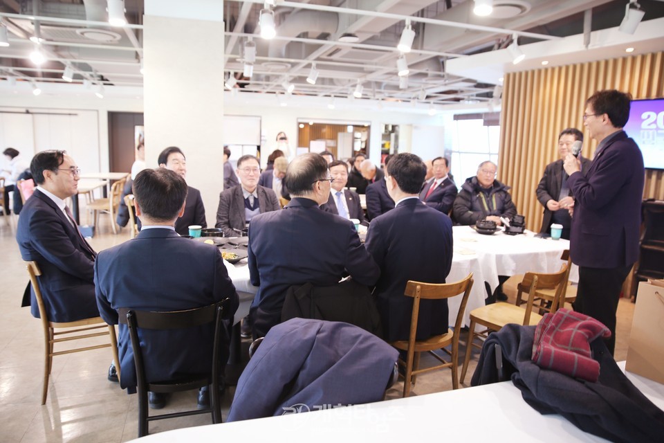 동서울노회장로회, 제36회기 임원 상견례 모습