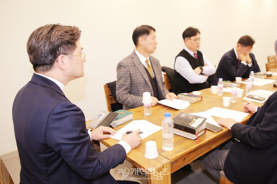 전국목사장로기도회 제1차 준비위원회 회의 모습
