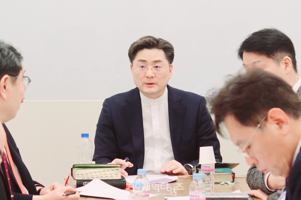 전국목사장로기도회 제1차 준비위원회 회의 모습