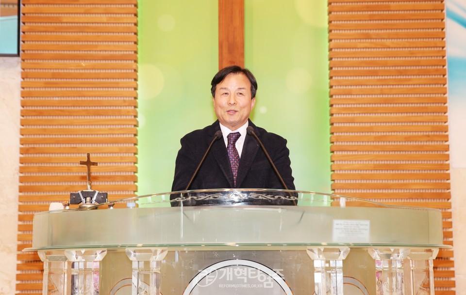 충청협의회, 「2025년 신년하례회 및 구국기도회」모습
