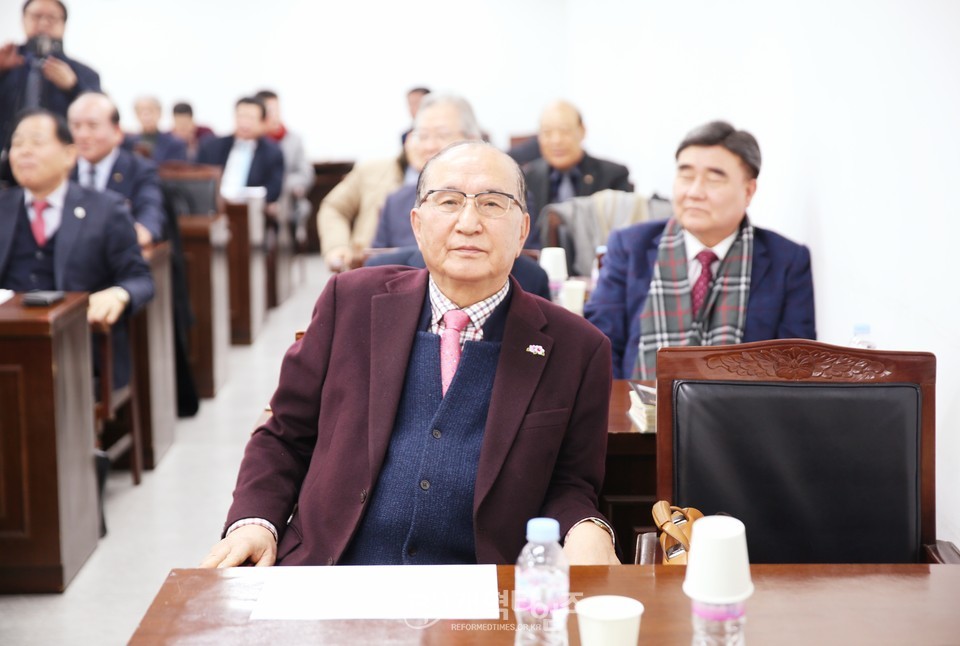 총회증경총회장단, 신년전체회의 모습