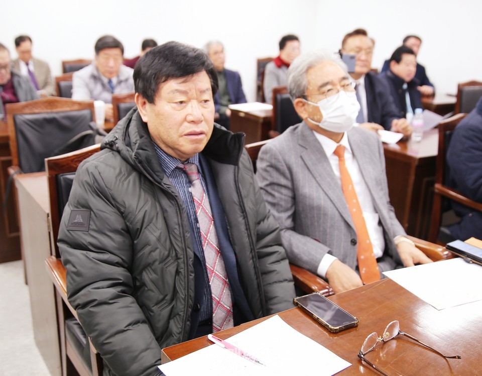 총회증경총회장단, 신년전체회의 모습