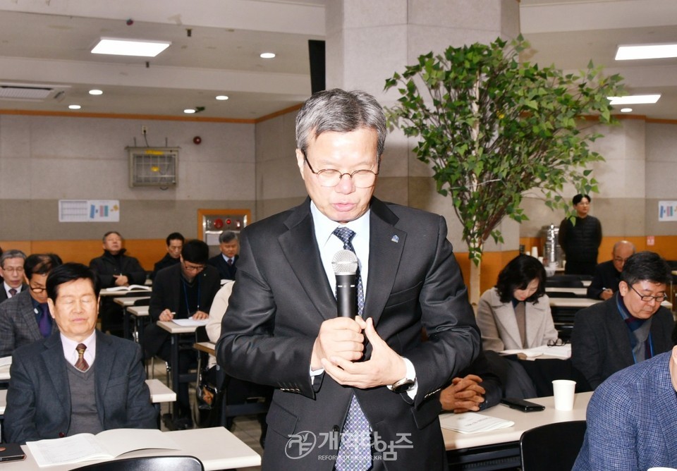 인천노회주교연합회 정기총회모습