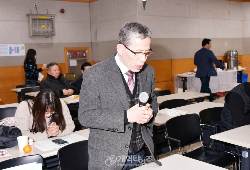 인천노회주교연합회 정기총회 모습