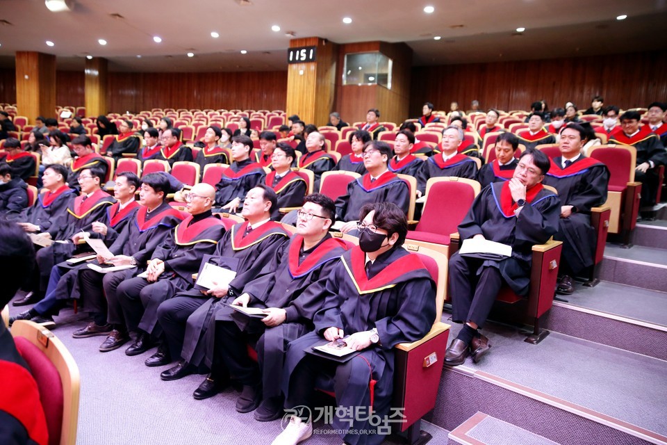 총회 특별편목교육 수료식 모습