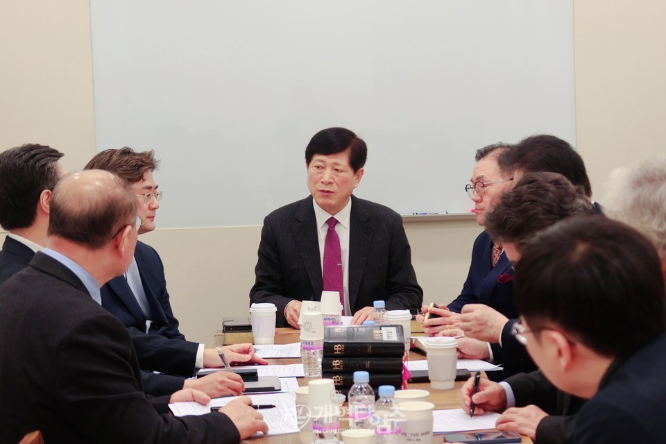 제109회 기념사업특별위원회, 전국주교 임원진 간담회 모습
