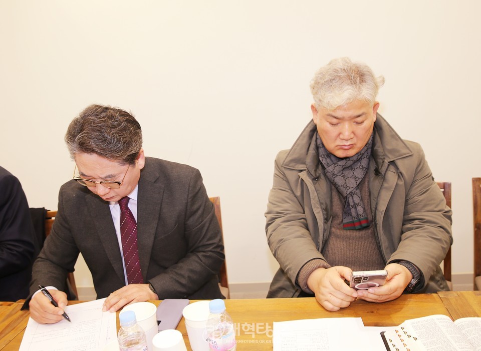 제109회 기념사업특별위원회 임원회 모습