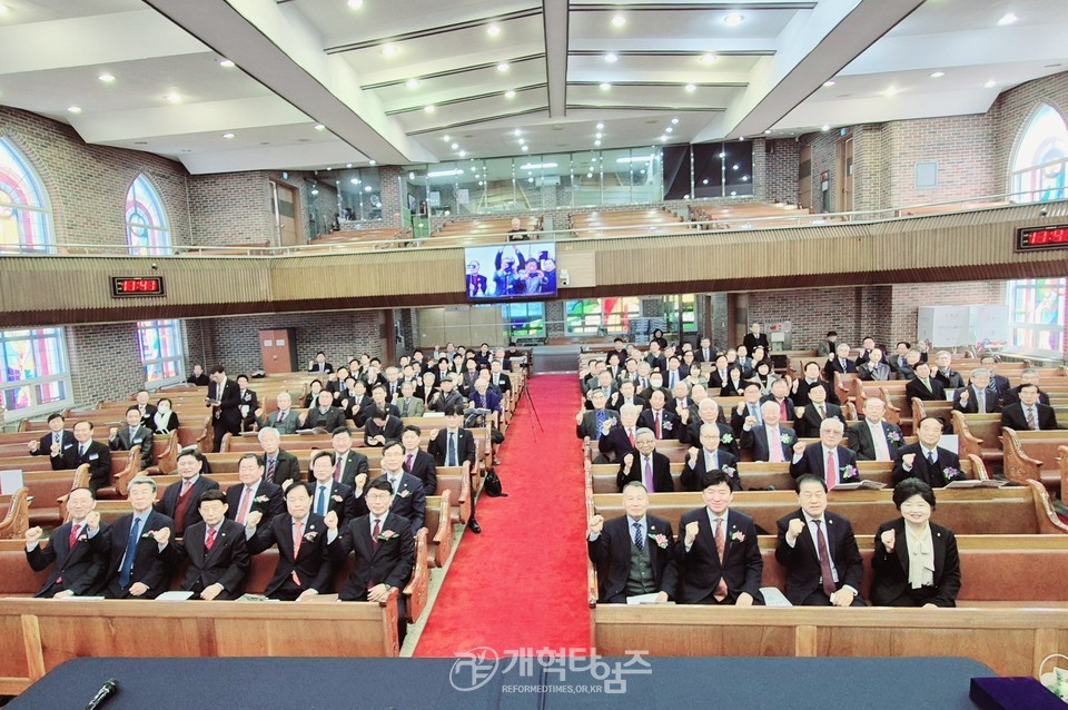 수도노회장로회 제40회 정기총회 모습