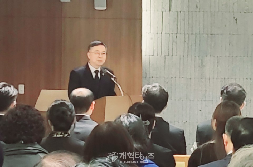 대전중앙교회 담임 고석찬 목사 부친상 모습