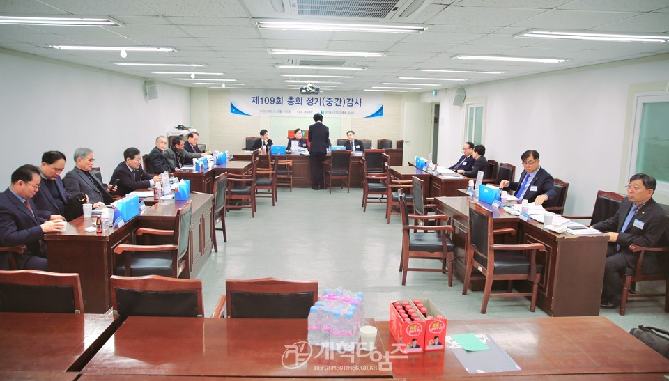 총회 감사부, 중간감사 모습