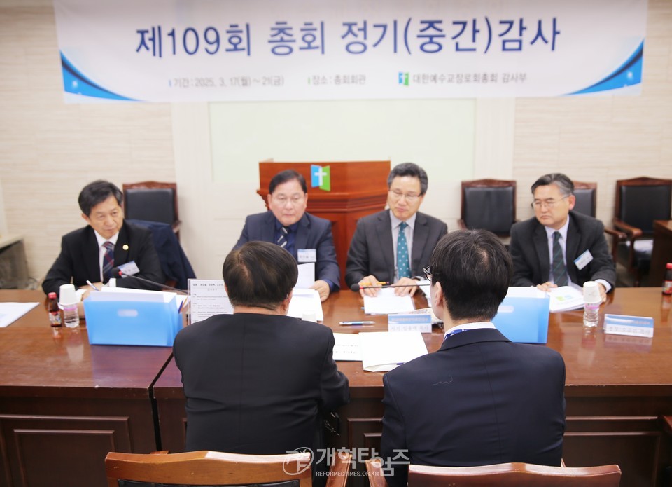 총회 감사부, 중간감사 모습