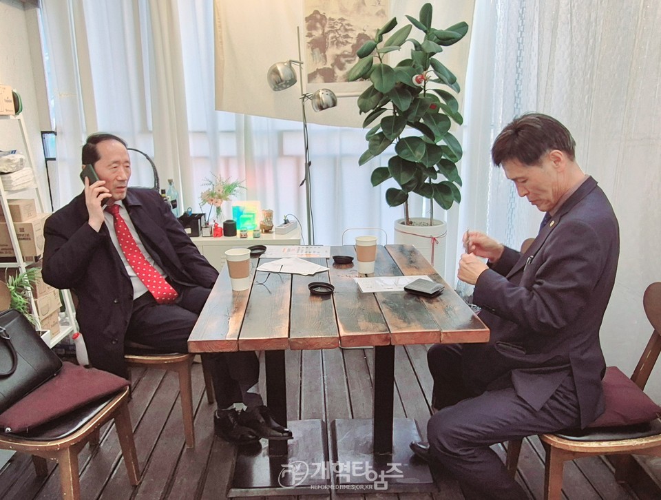 전국남전도회, 서울남부교도소 방문 위문예배 모습
