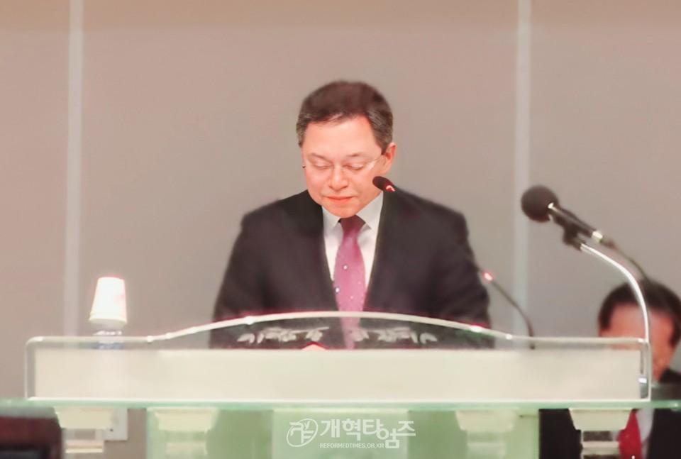 전국남전도회, 서울남부교도소 방문 위문예배 모습
