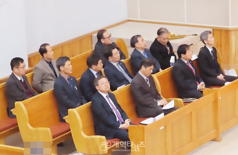 전국남전도회, 서울남부교도소 방문 위문예배 모습