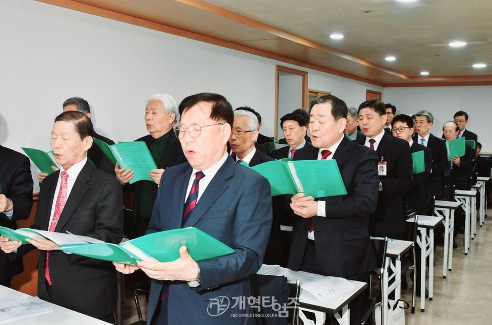 서울ㆍ서북지역장로회 3월 월례회 모습