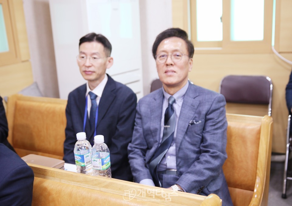 홍석환 장로, 대경노회 총회 부총회장 후보 추천 모습