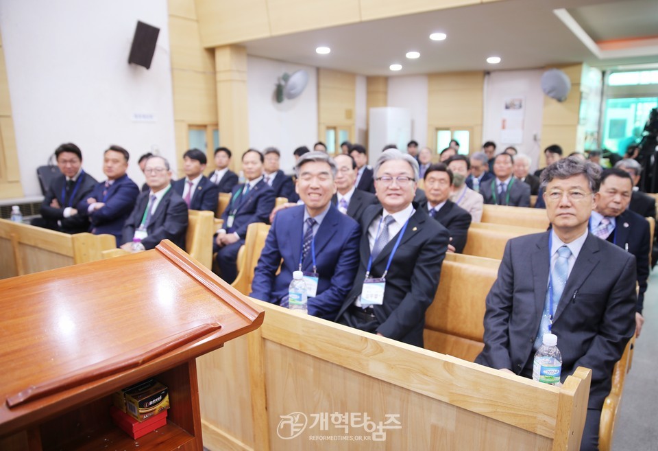홍석환 장로, 대경노회 총회 부총회장 후보 추천 모습