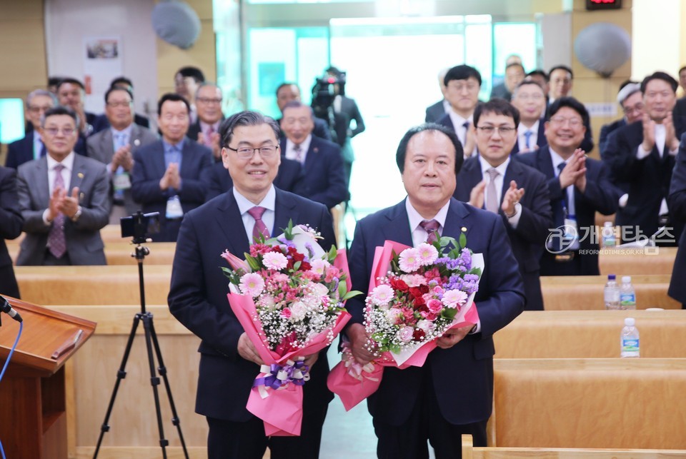 홍석환 장로, 대경노회 총회 부총회장 후보 추천 모습