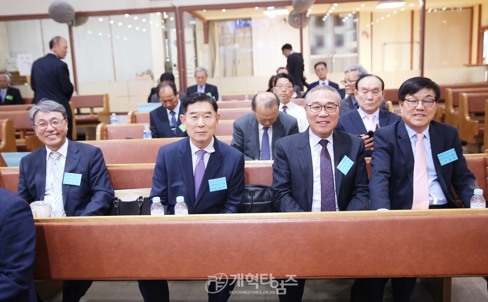 김상규 장로, 경청노회 총회 부총회장 후보 추천 모습