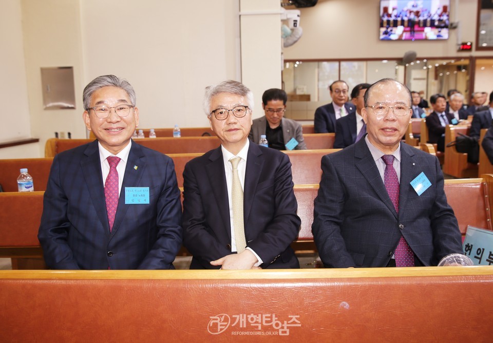 김상규 장로, 경청노회 총회 부총회장 후보 추천 모습