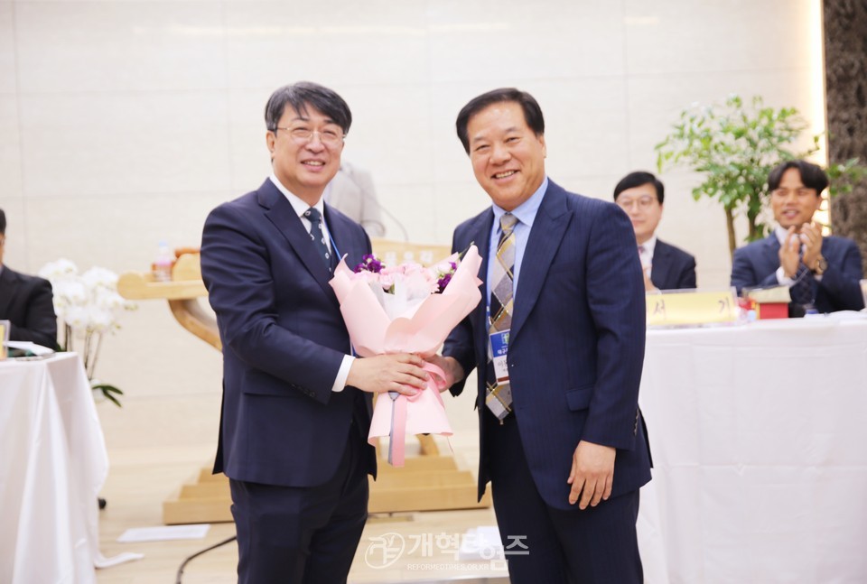 피승민 목사, 대구동노회 총회 공천위원장 예비 후보 추천 모습