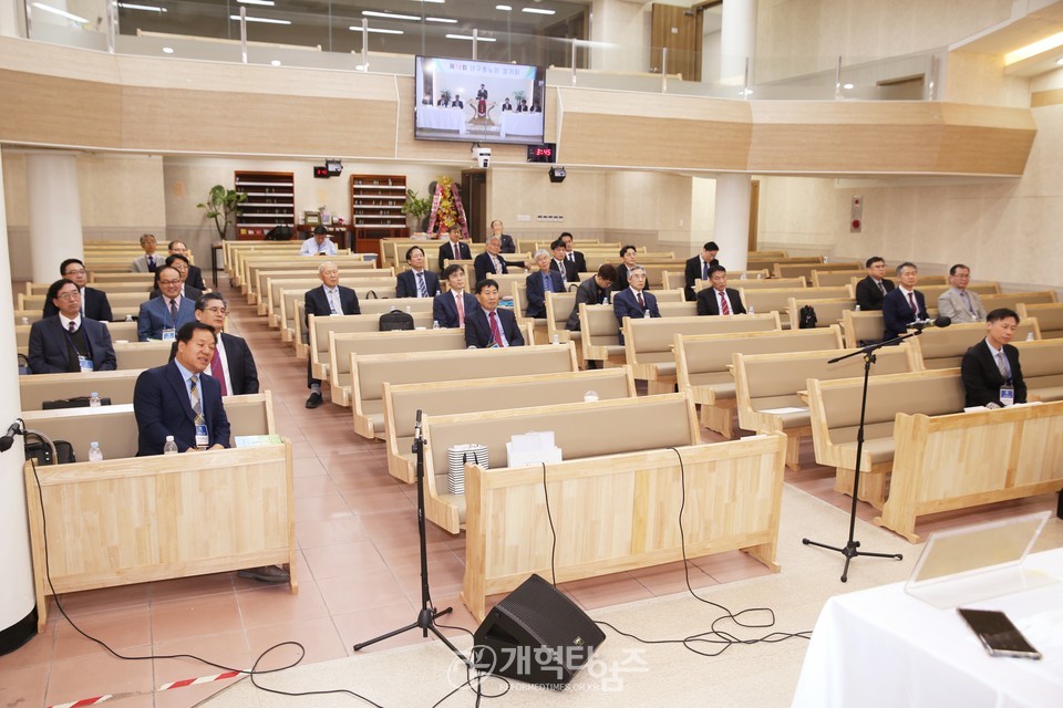 피승민 목사, 대구동노회 총회 공천위원장 예비 후보 추천 모습