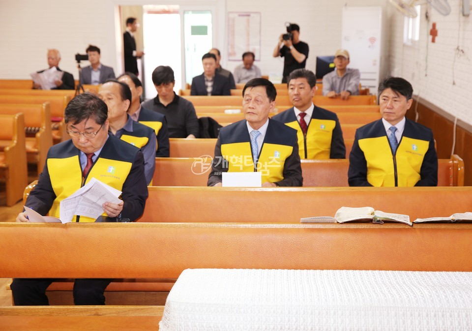 장봉생 부총회장 및 총회 임원, 영남 지역  산불 현장 방문 모습