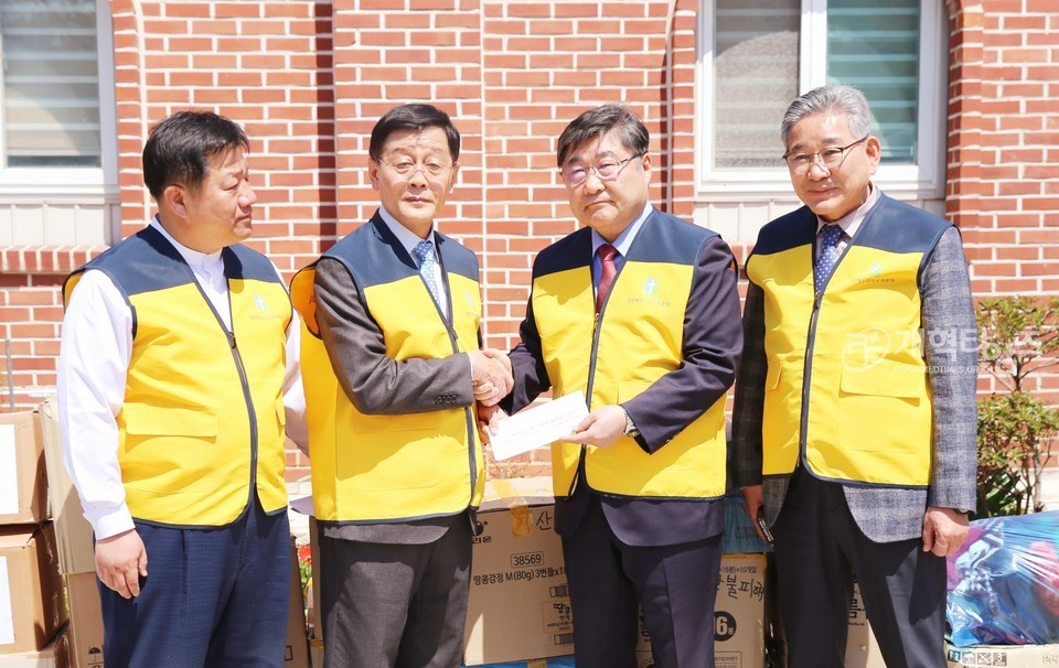 장봉생 부총회장 및 총회 임원, 영남 지역 산불 현장 방문 모습