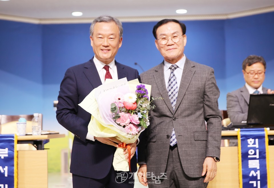 동광주노회 제125회 정기노회 모습(고광석 목사 부총회장 후보 추천)