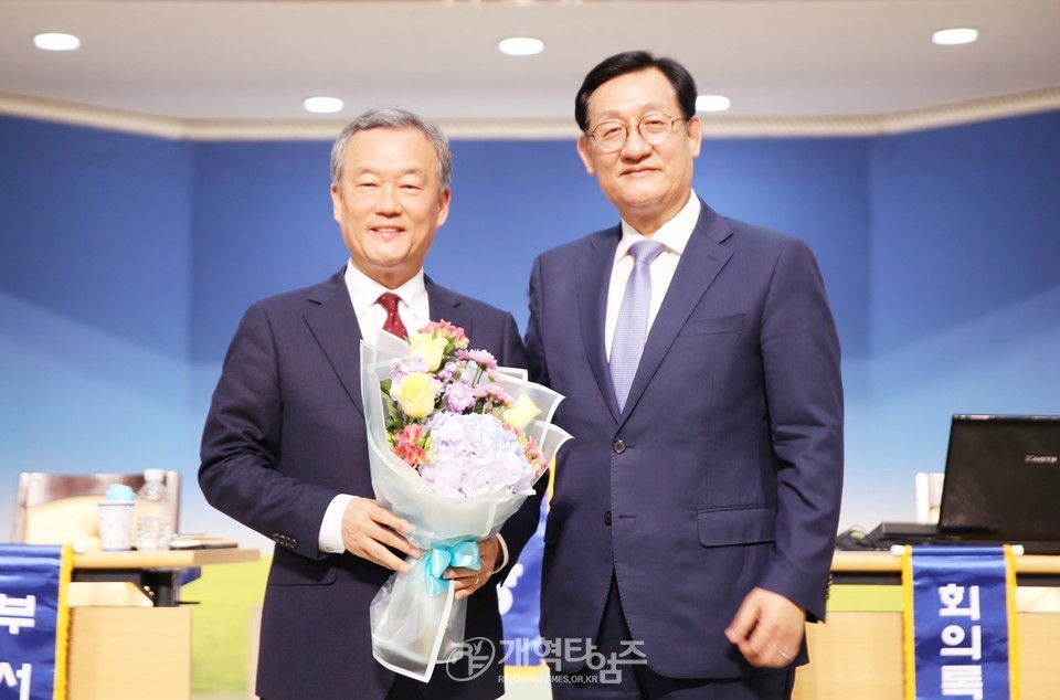 동광주노회 제125회 정기노회 모습(고광석 목사 부총회장 후보 추천)