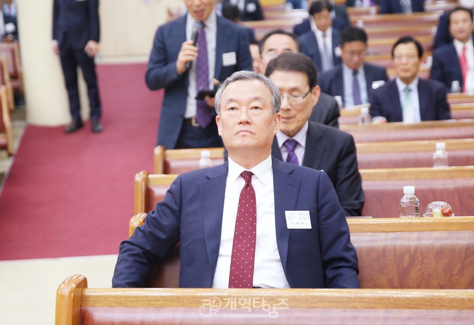 동광주노회 제125회 정기노회 모습(고광석 목사 부총회장 후보 추천