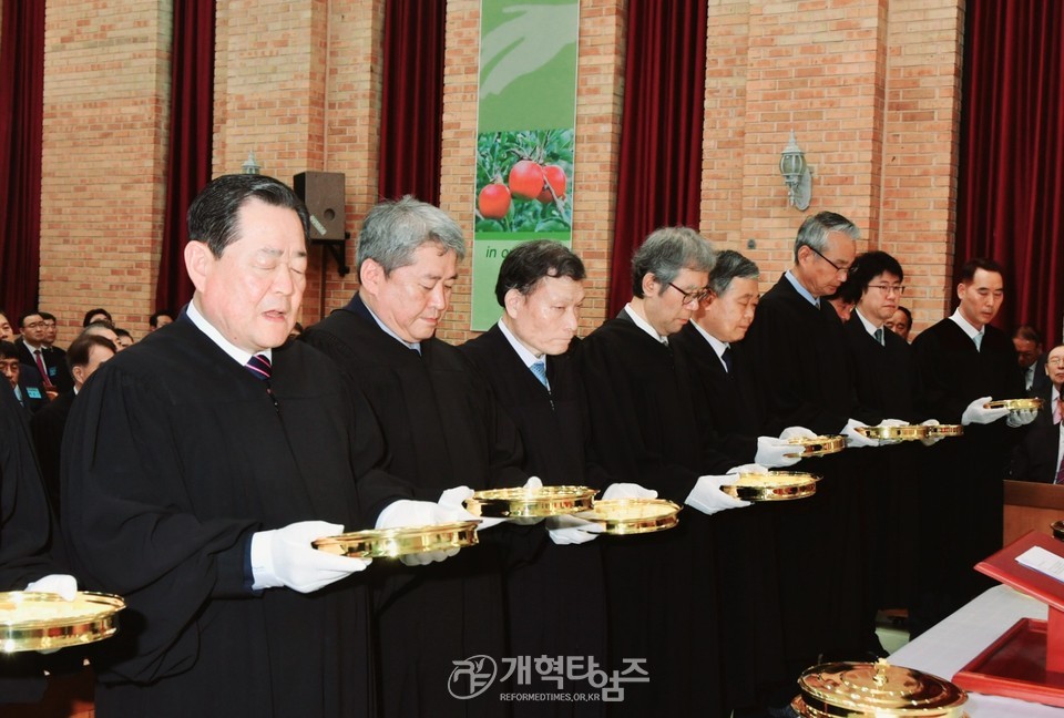 수도노회 제107회 정기회 모습