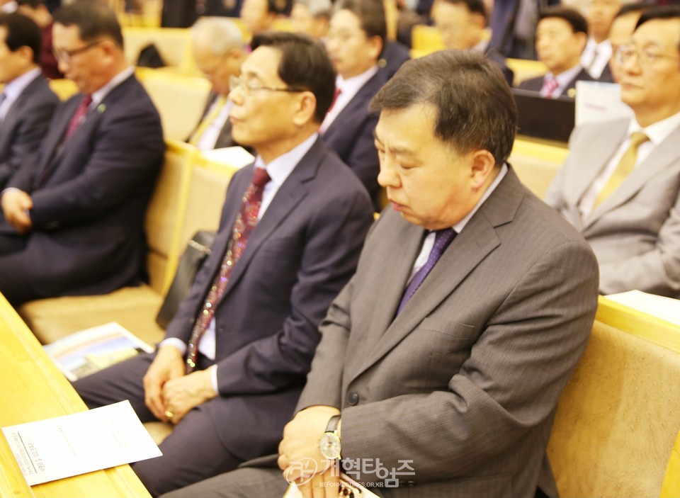 한기승 목사 원로목사 추대 및 제20대 위임목사 취임 감사예배 모습
