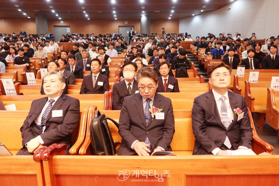 에장합동총회 복음전래 140주년 기념 예배 모습