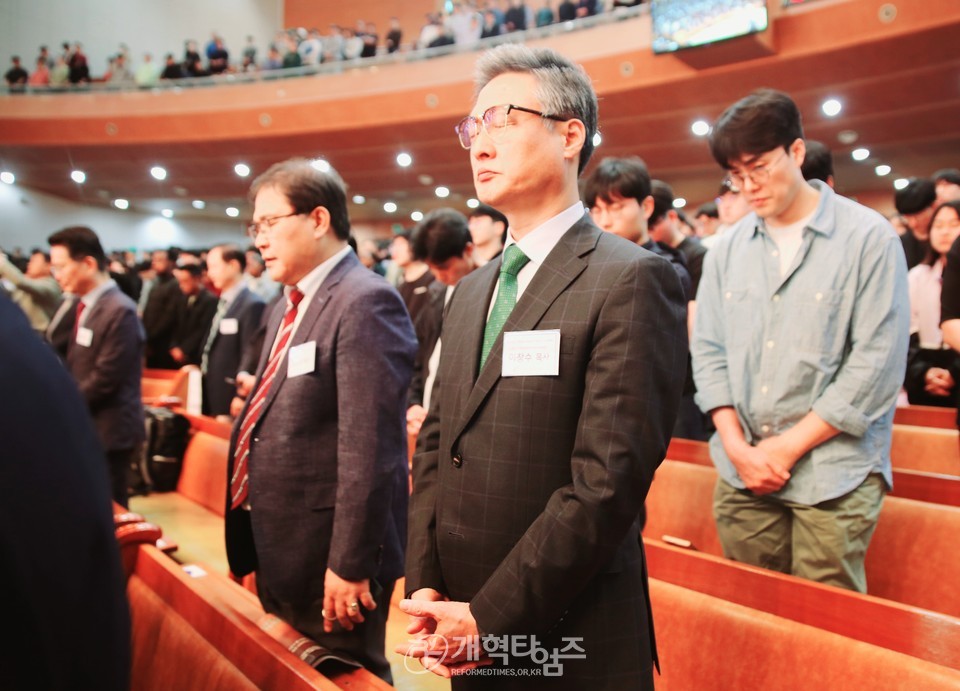에장합동총회 복음전래 140주년 기념 예배 모습