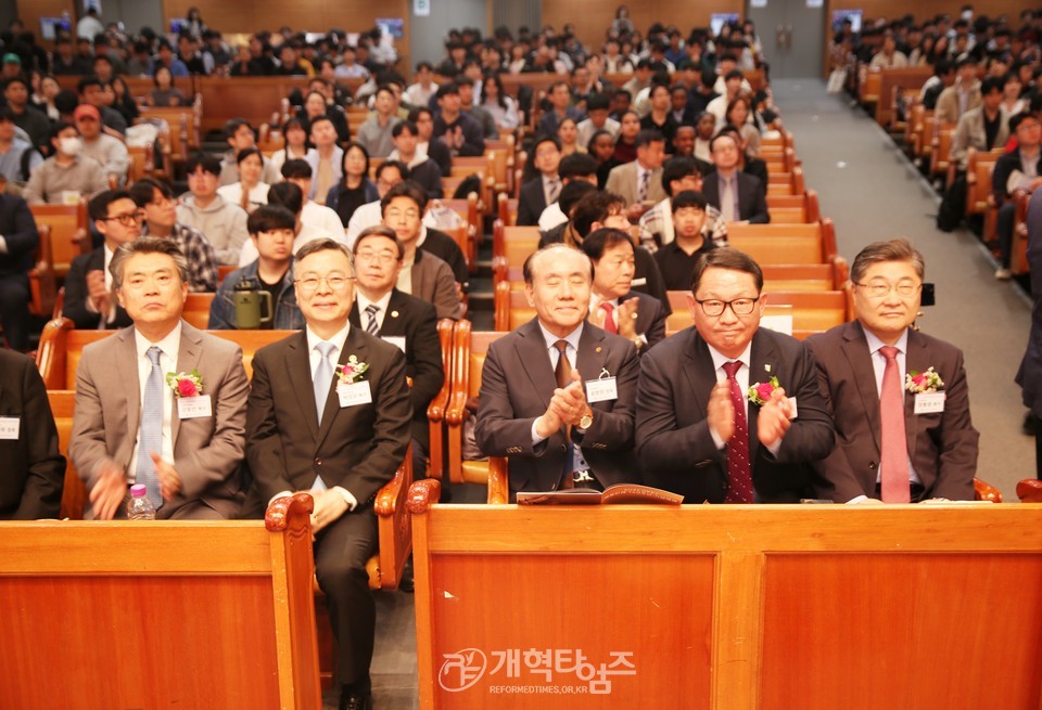 에장합동총회 복음전래 140주년 기념 예배 모습