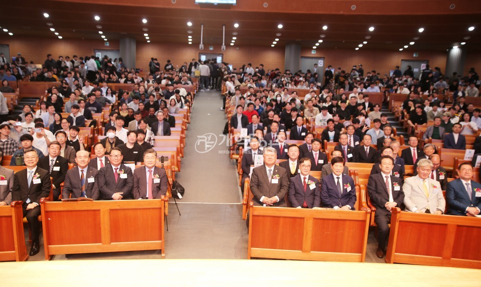 예장합동총회 복음전래 140주년 기념 예배 모습