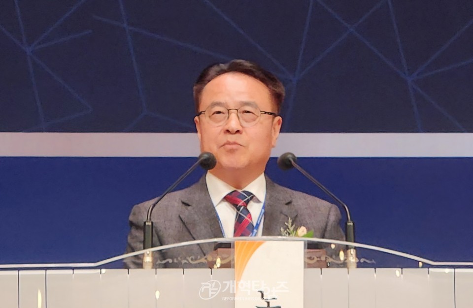 수경노회 제115회 정기회 모습