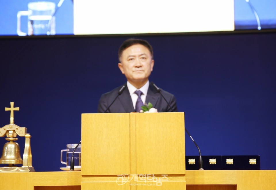 은샘교회, 장로장립예배 모습