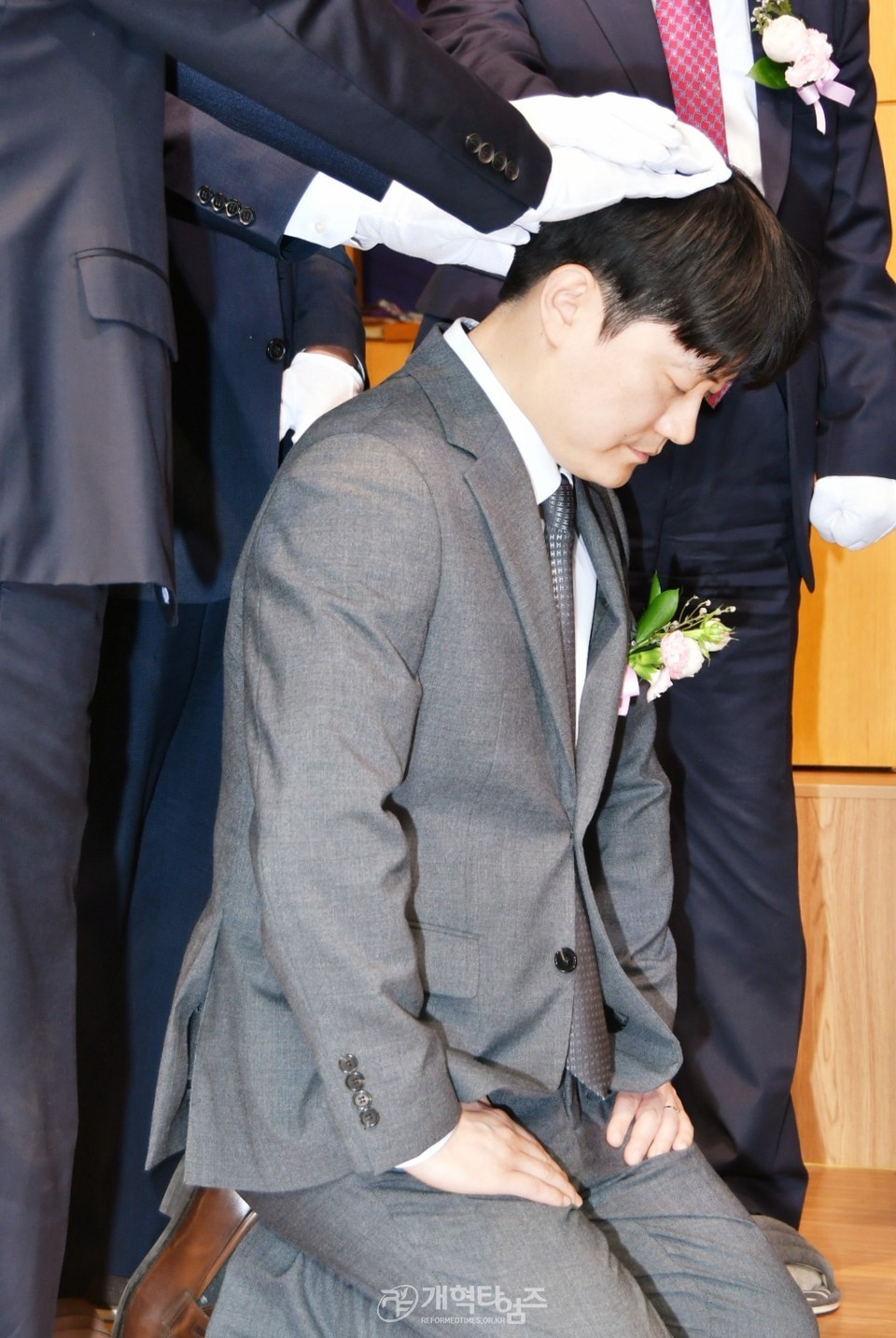 은샘교회, 장로장립예배 모습