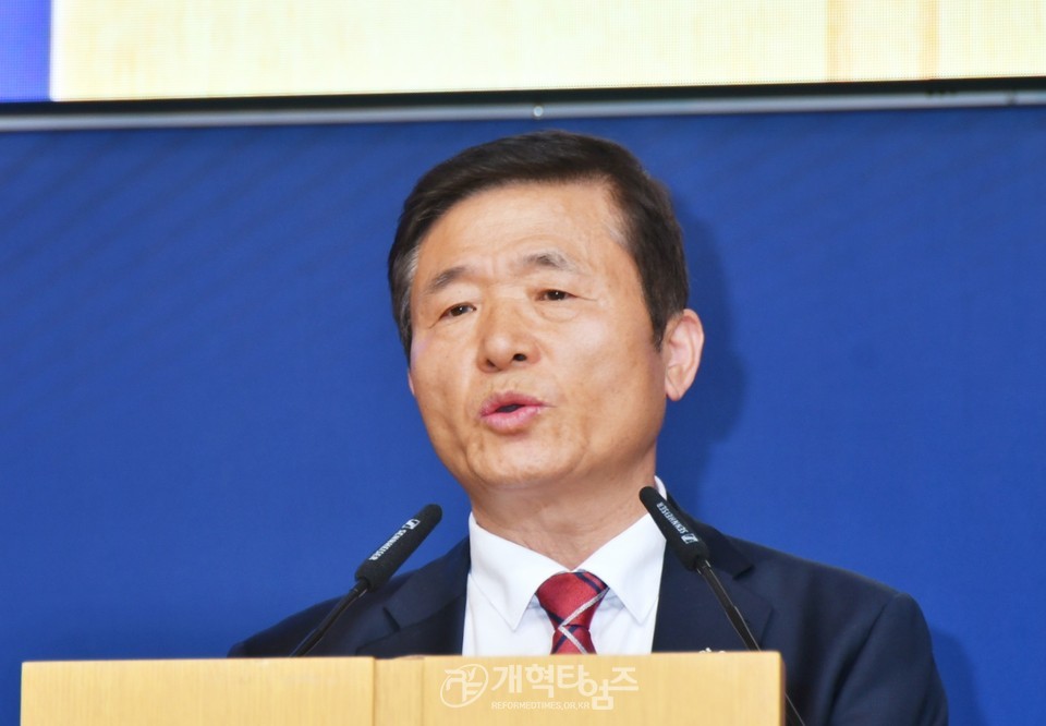 은샘교회, 장로장립예배 모습